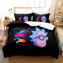 Comedy Rick and Morty Bedding Sets Pattern Quilt Cover Without Filler (Online Order Only)