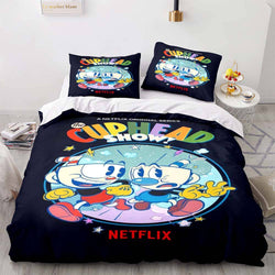 Cuphead Bedding Set Quilt Duvet Cover Bedding Sets (Online Order Only)