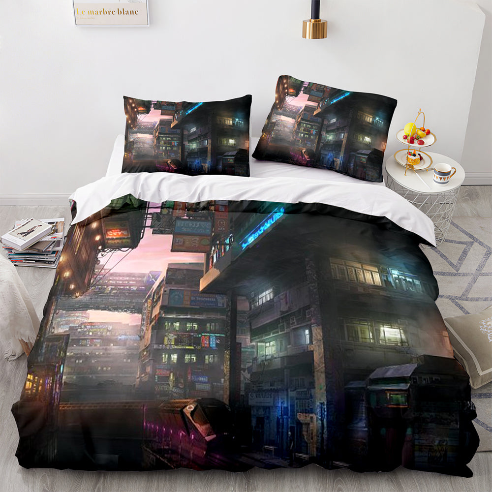 Cyberpunk Bedding Set Quilt Cover Without Filler (Online Order Only)