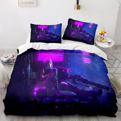 Cyberpunk Bedding Set Quilt Cover Without Filler (Online Order Only)