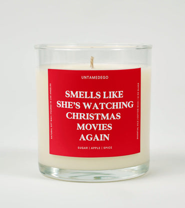 Smells Like She’s Watching Christmas Movies Again | Funny Candle (ONLINE ORDER ONLY)