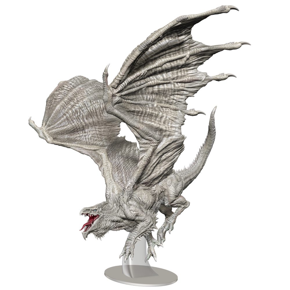 D&D: Icons of the Realms - Adult White Dragon Premium Figure (ONLINE ORDER ONLY)