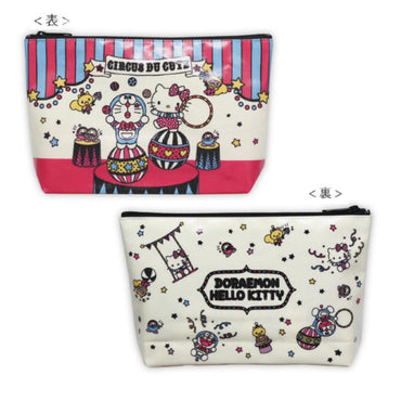 Doraemon Hello Kitty Circus Sanrio Japan Pencil Pouch Bag