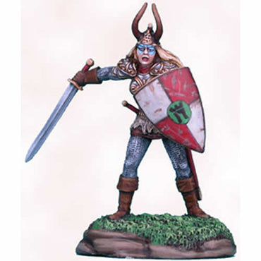 DSM1134 Female Cavalier with Sword and Sheild Miniature (ONLINE ORDER ONLY)