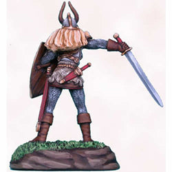 DSM1134 Female Cavalier with Sword and Sheild Miniature (ONLINE ORDER ONLY)