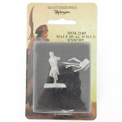 DSM2105 Dual Wield Knight Miniature Parkinson Masterworks (ONLINE ORDER ONLY)