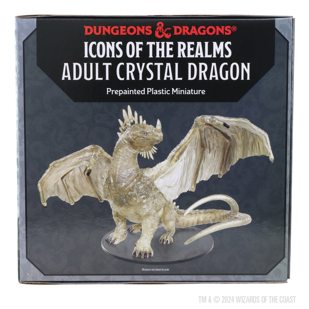 D&D: Icons of the Realms - Adult Crystal Dragon (ONLINE ORDER ONLY)