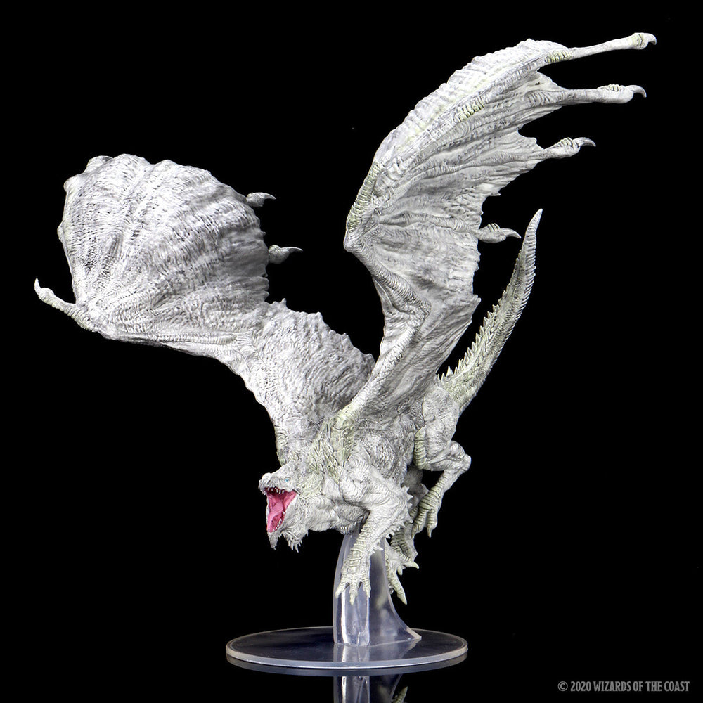 D&D: Icons of the Realms - Adult White Dragon Premium Figure (ONLINE ORDER ONLY)
