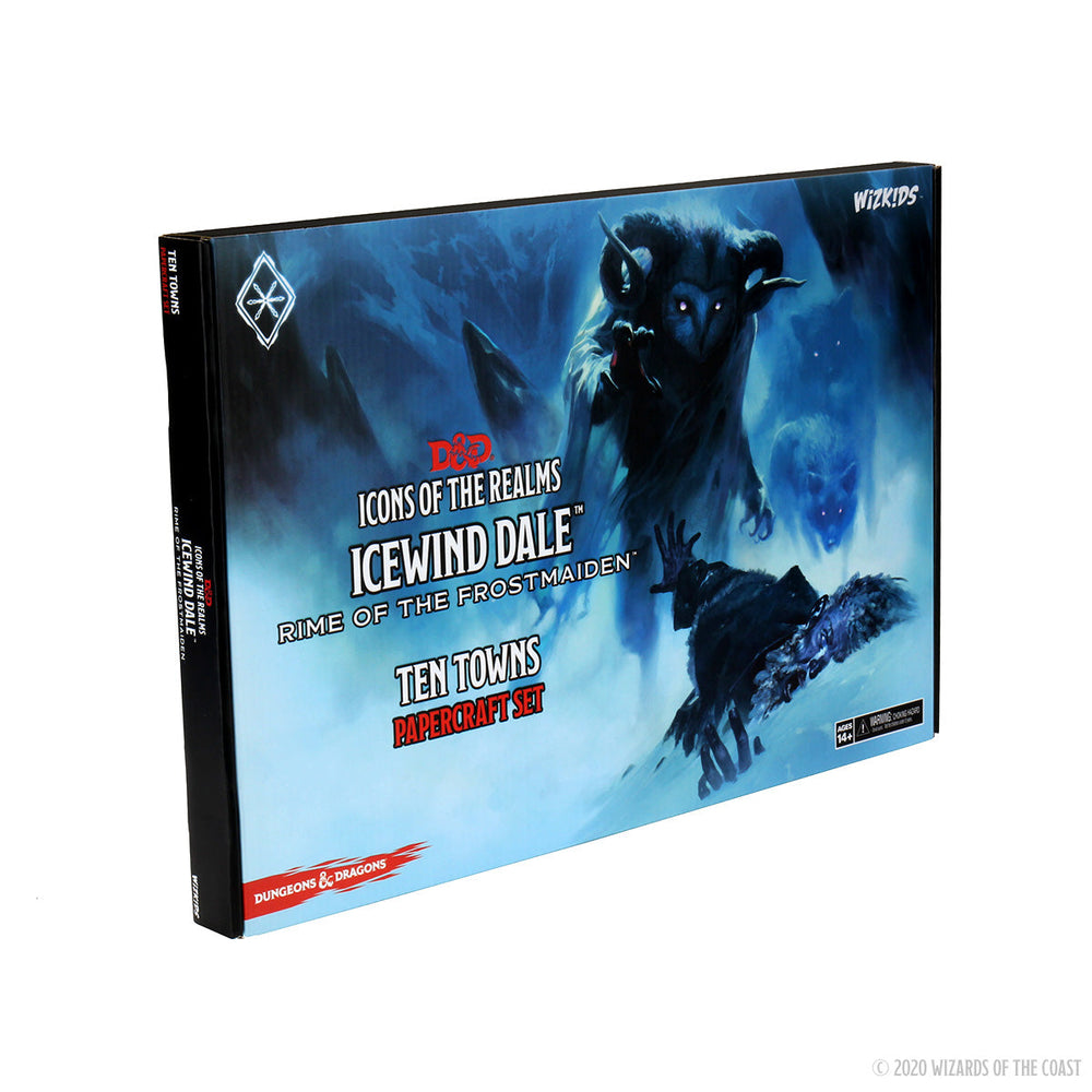 D&D: Icons of the Realms - Icewind Dale: Rime of the Frostmaiden - Ten Towns Papercraft Set (ONLINE ORDER ONLY)