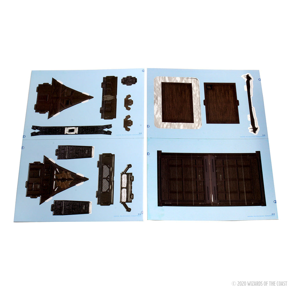 D&D: Icons of the Realms - Icewind Dale: Rime of the Frostmaiden - Ten Towns Papercraft Set (ONLINE ORDER ONLY)