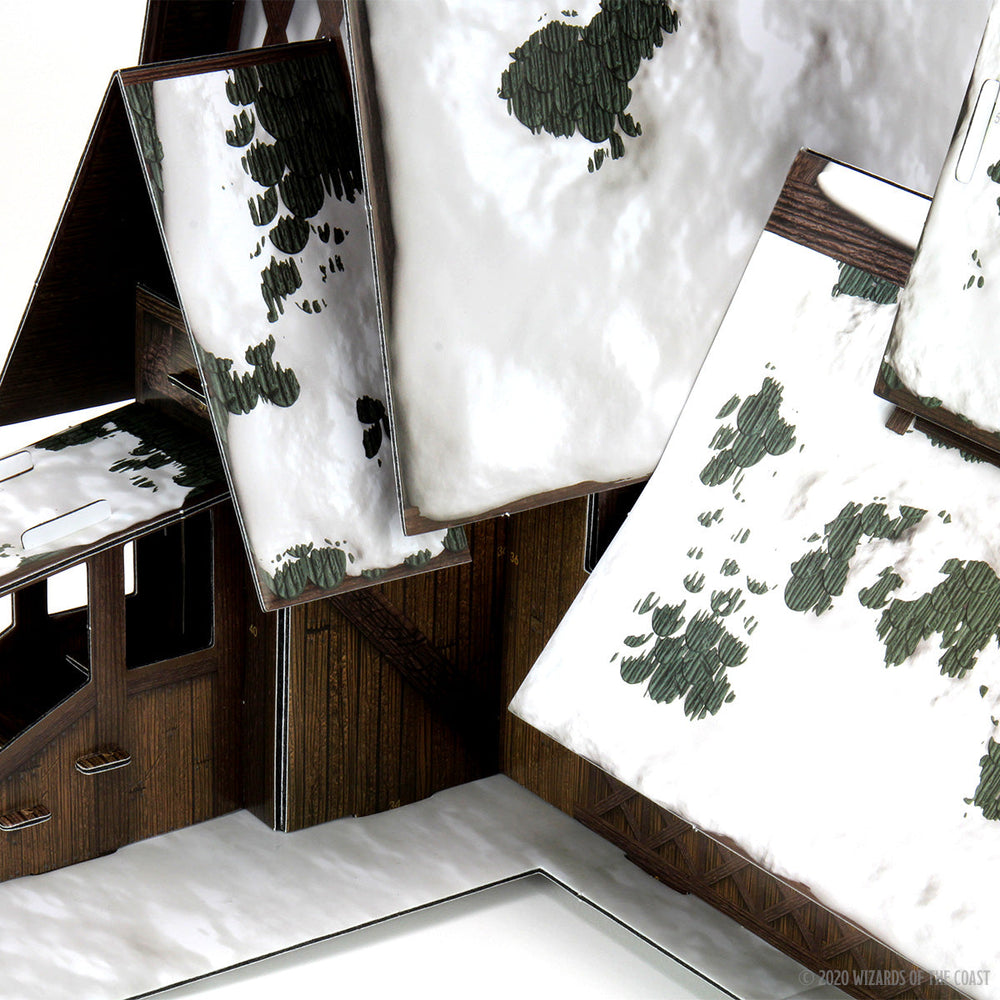 D&D: Icons of the Realms - Icewind Dale: Rime of the Frostmaiden - The Lodge Papercraft Set (ONLINE ORDER ONLY)