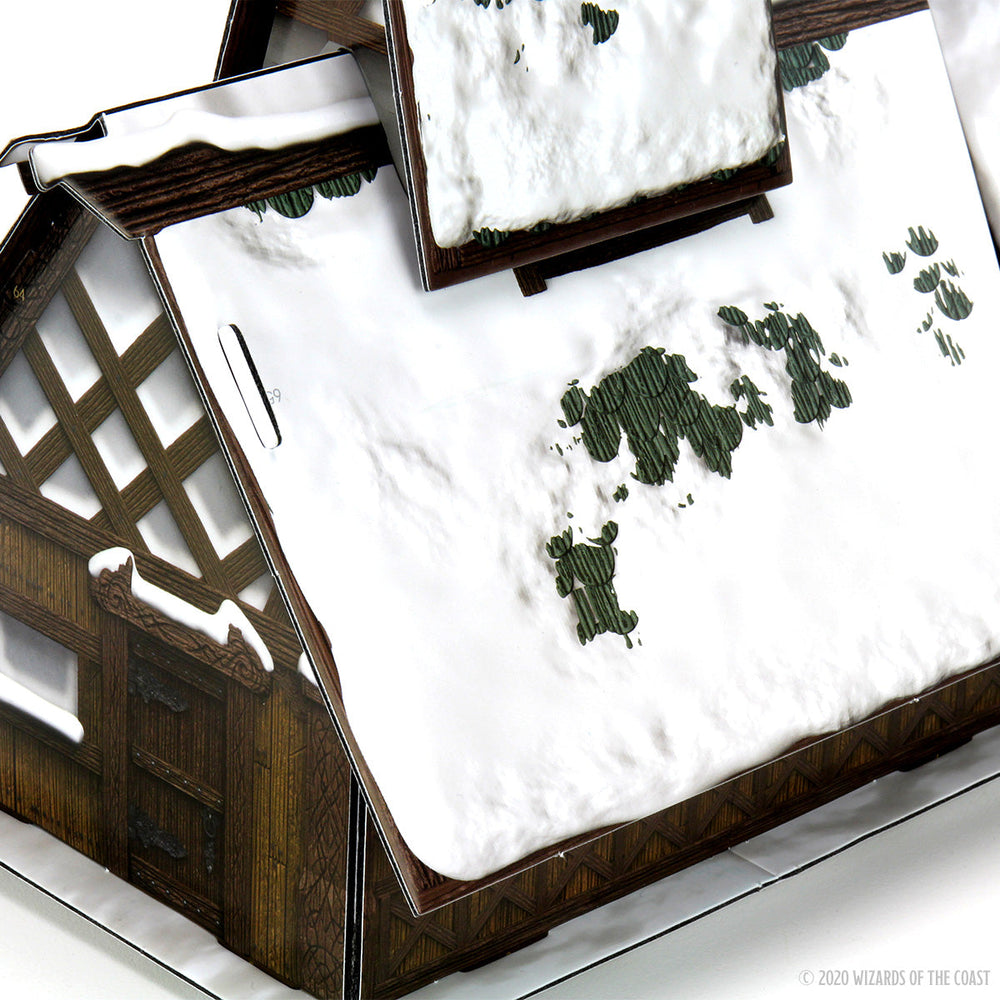 D&D: Icons of the Realms - Icewind Dale: Rime of the Frostmaiden - The Lodge Papercraft Set (ONLINE ORDER ONLY)