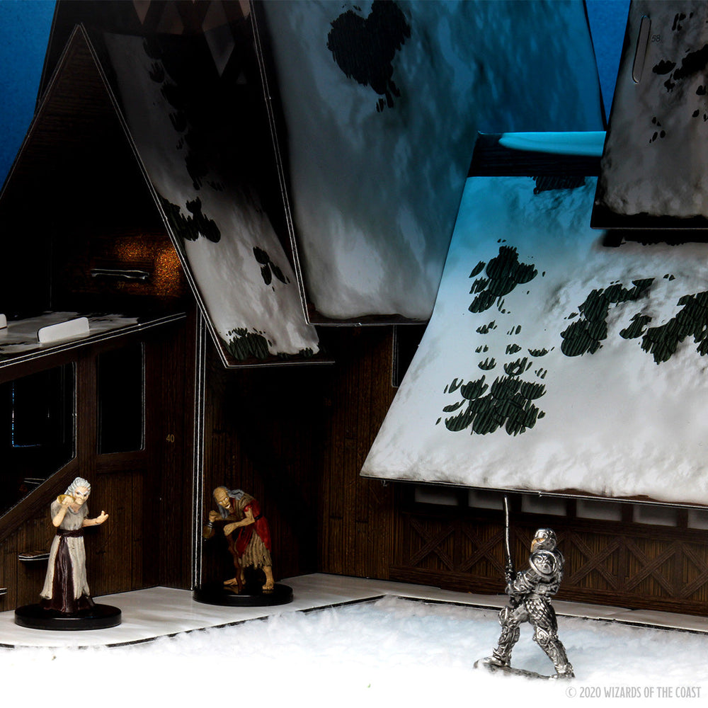 D&D: Icons of the Realms - Icewind Dale: Rime of the Frostmaiden - The Lodge Papercraft Set (ONLINE ORDER ONLY)
