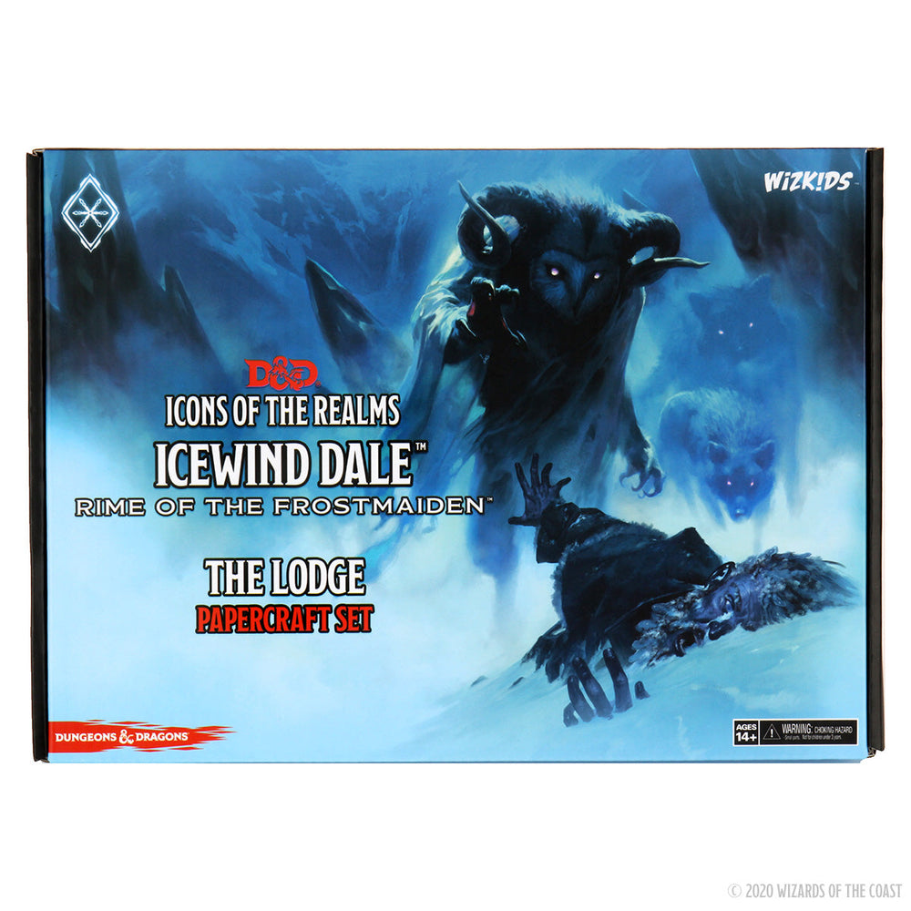 D&D: Icons of the Realms - Icewind Dale: Rime of the Frostmaiden - The Lodge Papercraft Set (ONLINE ORDER ONLY)