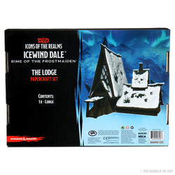 D&D: Icons of the Realms - Icewind Dale: Rime of the Frostmaiden - The Lodge Papercraft Set (ONLINE ORDER ONLY)