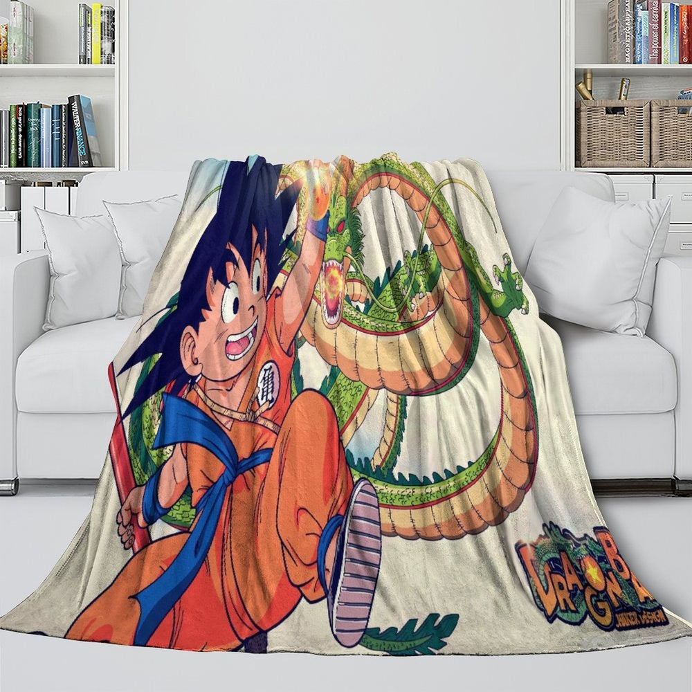 Dragon Ball Blanket Flannel Pattern Throw Room Decoration (ONLINE ORDER ONLY)