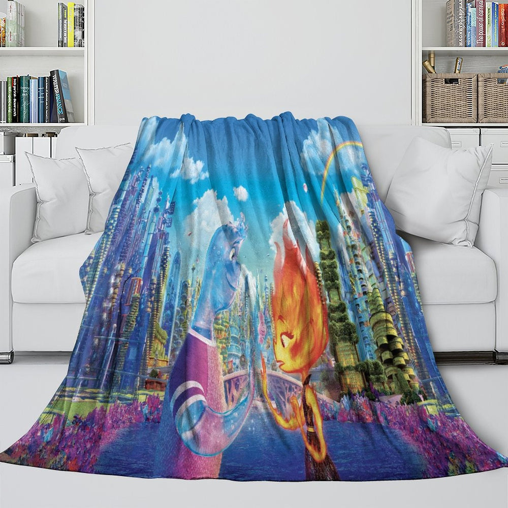 Elemental Blanket Flannel Fleece Throw Room Decoration (Online Order Only)