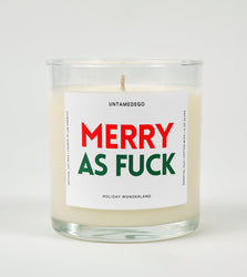 Merry as Fuck | Funny Christmas Candle (ONLINE ORDER ONLY)