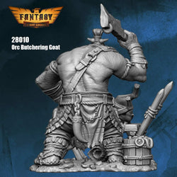 FLM28010 Orc Butchering Goat Figure Kit 28mm Heroic Scale Miniature Unpainted (ONLINE ORDER ONLY)