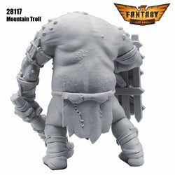 FLM28117 Mountain Troll Figure Kit 28mm Heroic Scale Miniature Unpainted (ONLINE ORDER ONLY)