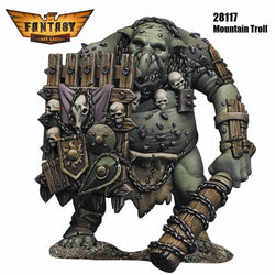 FLM28117 Mountain Troll Figure Kit 28mm Heroic Scale Miniature Unpainted (ONLINE ORDER ONLY)