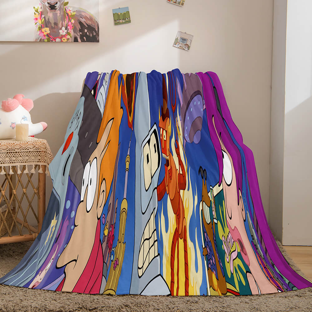 Futurama Cosplay Flannel Blanket Throw (Online Order Only)