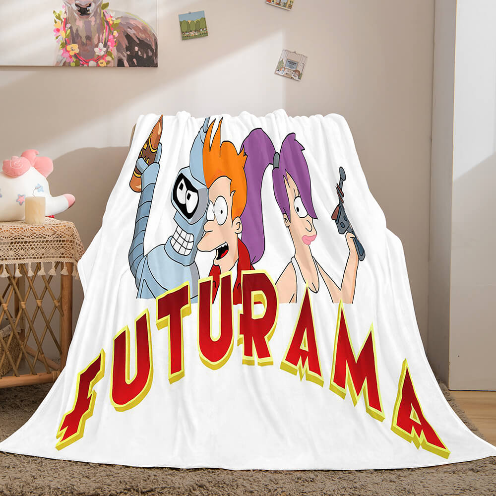Futurama Cosplay Flannel Blanket Throw (Online Order Only)