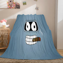 Futurama Cosplay Flannel Blanket Throw (Online Order Only)