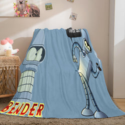 Futurama Cosplay Flannel Blanket Throw (Online Order Only)