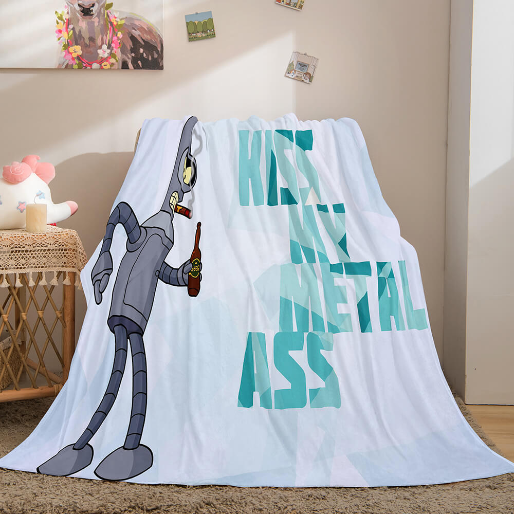 Futurama Cosplay Flannel Blanket Throw (Online Order Only)