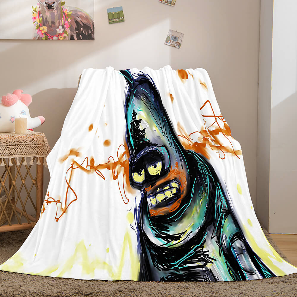 Futurama Cosplay Flannel Blanket Throw (Online Order Only)