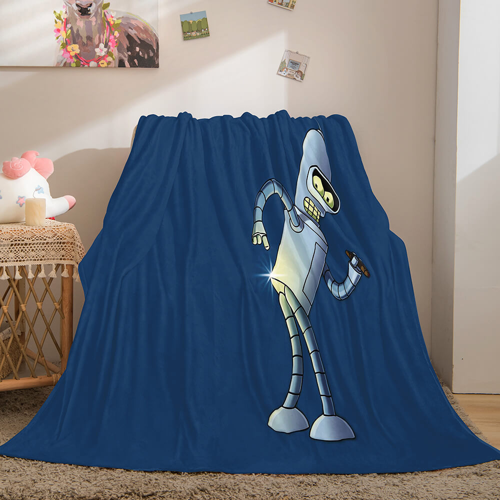 Futurama Cosplay Flannel Blanket Throw (Online Order Only)