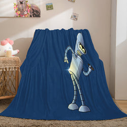 Futurama Cosplay Flannel Blanket Throw (Online Order Only)