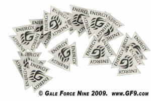 GF951055 Tribal Ivory WarClaws Energy Pack Tokens (ONLINE ORDER ONLY)