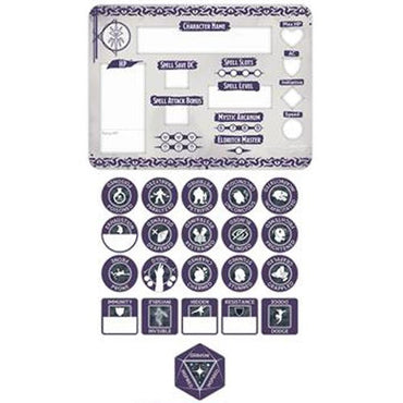 D&D: Warlock Token Set (ONLINE ORDER ONLY)