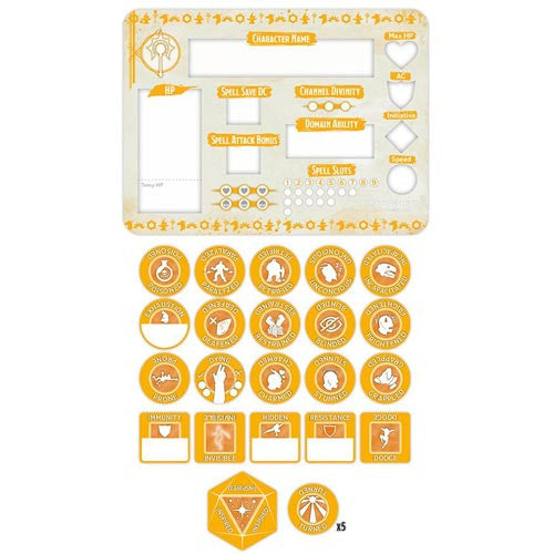 D&D: Cleric Token Set (ONLINE ORDER ONLY)