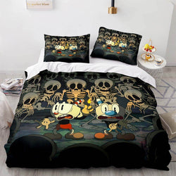 Game Cuphead Bedding Set Quilt Duvet Cover Bedding Sets (Online Order Only)