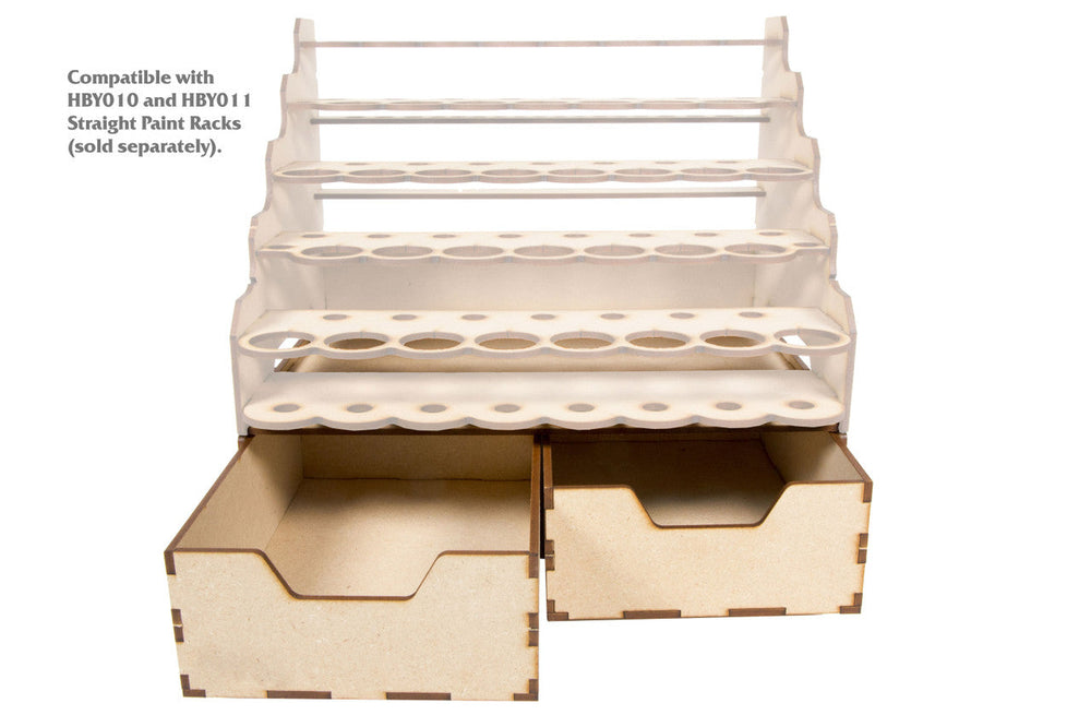 Modular Paint Rack - Drawer Double (ONLINE ORDER ONLY)