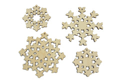Holiday Ornaments - Meepleflakes (4) (ONLINE ORDER ONLY)