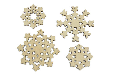 Holiday Ornaments - Meepleflakes (4) (ONLINE ORDER ONLY)