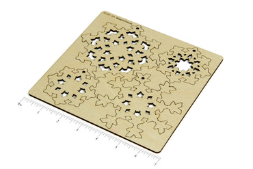 Holiday Ornaments - Meepleflakes (4) (ONLINE ORDER ONLY)