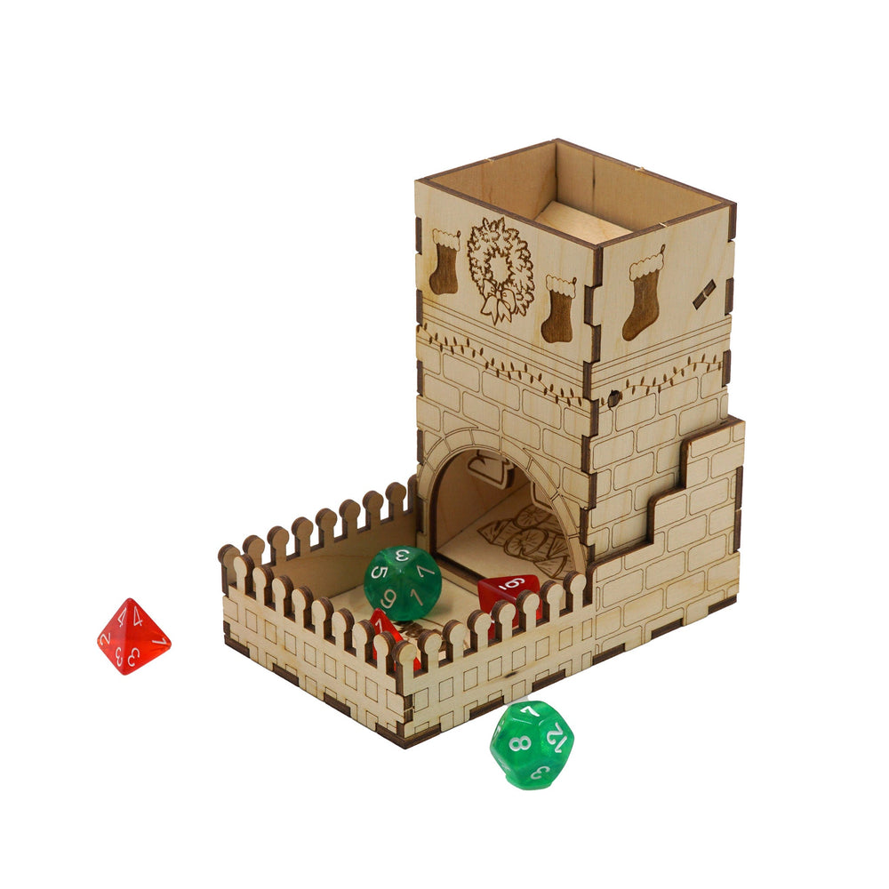 Holiday Dice Tower - Stuck Santa (ONLINE ORDER ONLY)
