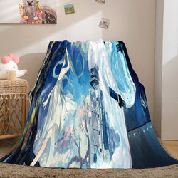 Hatsune Miku Cosplay Flannel Blanket Throw (Online Order Only)