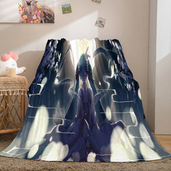 Hatsune Miku Cosplay Flannel Blanket Throw (Online Order Only)
