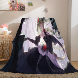 Hatsune Miku Cosplay Flannel Blanket Throw (Online Order Only)