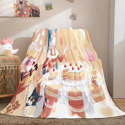 Hatsune Miku Cosplay Soft Flannel Blanket Throw (Online Order Only)