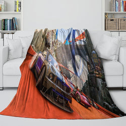 Hot Wheels Blanket Flannel Kids Throw Room Decoration (ONLINE ORDER ONLY)