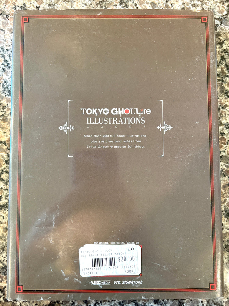 Tokyo Ghoul : Re Illustrations Hardcover (ONLINE ORDER ONLY)