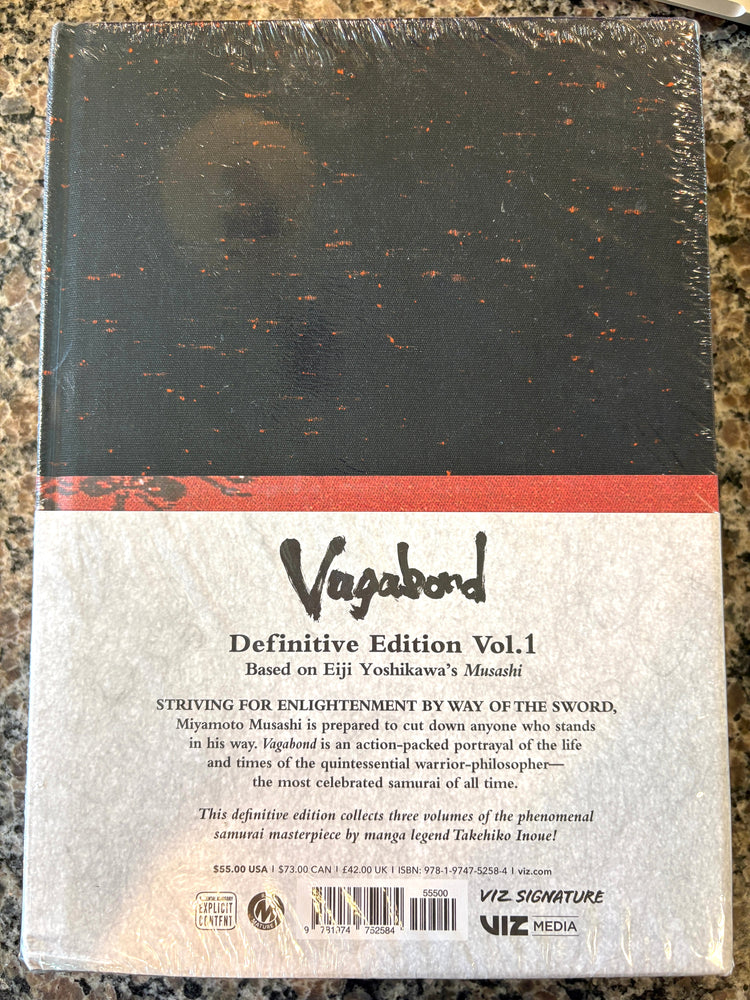 Vagabond Vol 1 Deluxe Edition Sealed and Brand New (ONLINE ORDER ONLY)