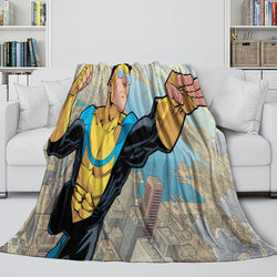 Invincible Blanket Flannel Fleece Throw Room Decoration (Online Order Only)